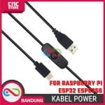 Kabel POWER Raspberry Pi, ESP32, NODEMCU, ESP8266 DENGAN Sakelar 5V3A - Image 5