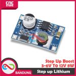 STEP UP BOOST LITHIUM 18650 3-6V TO 12V 8W - Image 2