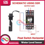 SENSOR LEVEL AIR WATER LEVEL FLOAT SAKLAR PELAMPUNG AIR HORIZONTAL - Image 5