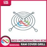 RAM COVER GRILL BESI PELINDUNG TUTUP KIPAS FAN 8CM 8 CM JARING GUARD - Image 2