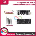 MODUL PENGATUR KECEPATAN FAN OTOMATIS BERDASARKAN SUHU DIGITAL PWM 12V 3A KIPAS PC - Image 2