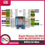 ESP32 WEMOS D1 MINI WiFi BLUETOOTH V4 DEVELOPMENT BOARD + PIN HEADER - Image 3