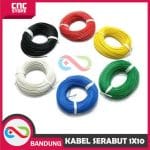 KABEL SERABUT 1X10 ( JUMLAH SERABUT 10 ) 1MM - KUNING