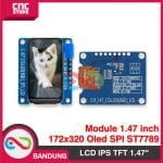 LCD IPS TFT MODULE 1.47" 172X320 OLED SPI ST7789 FOR ARDUINO ESP8266 - Image 3