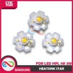 HEATSINK STAR ALMUNIUM PCB 1W 3W - PUTIH - Image 3