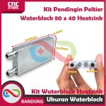 KIT PENDINGIN PELTIER WATER BLOCK 80X40 LENGKAP DENGAN HEATSINK - Image 3