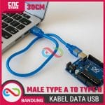 Kabel Data USB 2.0 Type A to B Male to Male 30cm - Kabel untuk Arduino UNO dan Printer - Image 3