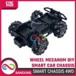 Smart Car Chassis Robot 4WD Wheel Mecanum DIY – Chassis Robot 4 Roda untuk Proyek DIY - Image 5