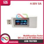 USB TESTER 4-30V 5A MULTIFUNCTION TESTER QC 3.0 2.0 FC USB DOCTOR NEW VERSION