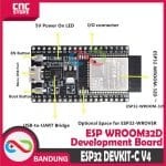 ESP32 ESP-32 DEVKITC V4 WROOM-32D WIFI BLUETOOTH DEVELOPMENT BOARD - Image 4