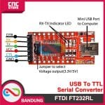 FTDI FT232RL FT232 USB TO TTL SERIAL CONVERTER ADAPTER MODULE FOR ARDUINO - Image 3