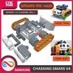SMARS ROBOT V4 SMARS 4WD STEAM SMART ROBOT ARDUINO ROBOT EDUKASI MODULAR -BODY ONLY