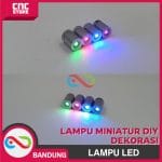 Lampu LED Baterai Battery Miniatur DIY Dekorasi Maket Arsitek Interior Lampion Mainan Prakarya Tugas Sekolah Warna Warni - HIJAU - Image 5