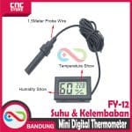 THERMOMETER FY-12 HYGROMETER DIGITAL WITH PROBE - Image 2