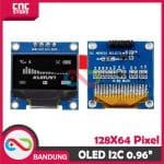 OLED LCD WHITE PUTIH 0.96 I2C IIC 128X64 DISPLAY MODULE - Image 2