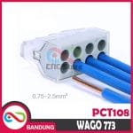 TERMINAL CUCUK 8 KABEL PCT 108 COMP WAGO 773 PUSH KONEKTOR TUSUK JOIN
