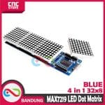 MAX7219 LED DOT MATRIX MODULE 8X8 4-IN-1 32X8 RUNNING TEXT DISPLAY BLUE - Image 3