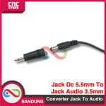Converter Jack dc 5.5mm ke jack audio mono 3.5mm soket dc bor mini drill - Image 4