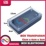 BOX TRANSPARAN BOX TOSO 60 LED 12X6X3CM KOTAK ELEKTRONIK BOX ELECTRONIC RANGKAIAN - Image 5