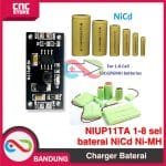CHARGER BATERAI AA AAA NIUP11TA 1-8 SEL BATTERY NiCd Ni-MH PENGISI DAYA 1S