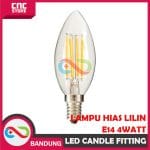 LAMPU HIAS LED CANDLE FITTING E14 2 WATT 4 WATT C35 LAMPU HIAS LILIN - 4W WARM WHITE - Image 3