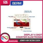 JDM11-6H JDM11 6H 220V DISPLAY 6 DIGIT COUNTER ELEKTRONIK SC58 - Image 3