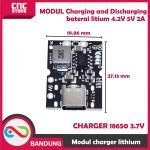 MODUL Charging and Discharging baterai litium 4.2V 5V 2A CHARGER 18650 3.7V - Image 5