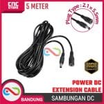 5M KABEL SAMBUNGAN POWER DC 5.5x2.1 EXTANSION CABLE PERPANJANGAN LED