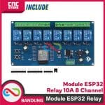 MODUL ESP32 RELAY 10A 8 CHANNEL AC 220 WIFI BLUETOOTH WROOM-32E - Image 5