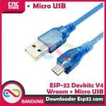 ESP32 ESP-32 DEVKITC V4 WROOM-32D WIFI BLUETOOTH PLUS KABEL MICRO USB - Image 3