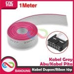 KABEL GRAY ABU 1M FLAT PITA RIBON DUPONT IDC 10P 10 PIN IDC ASP ISP