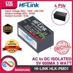 HI-LINK HLK-PM01 AC TO DC ISOLATED 5V 600MA 3 WATT