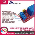 MODULE RELAY 24V HIGH LOW TRIGGER WITH OPTOCOUPLER -1 CHANNEL - Image 4