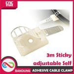 3M STICKY ADJUSTABLE SELF - ADHESIVE CABLE CLAMP CLIP WIRE ZIP - Image 2