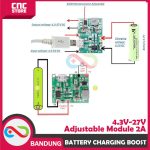 BATTERY CHARGING BOOST DISCHARGING ADJUSTABLE MODULE 2A 3.7V LITER 9V 18650 - Image 6