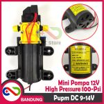 POMPA AIR DC 12V 80 PSI MIZUKA PUMP SPRAYER DINAMO PUSH - Image 4