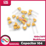 10PCS CAPACITOR KAPASITOR MULTILAYER 100NF 0.1UF 104 50V - Image 2