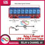 MODULE RELAY 8 CHANNEL 5V WITH OPTO-ISOLATED HIGH OR LOW LEVEL TRIGER - Image 4