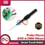 JARUM TUSUK  KABEL MULTIMETER NEEDLE PUNCTURE TEST PROBE PIERCE AVO 0.7MM - HITAM