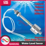STAINLESS STEEL FLOAT SWITCH TANK WATER LEVEL SENSOR AIR 100MM 220V - Gambar 2