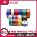 KABEL JUMPER TUNGGAL AWG30 BLACK FOR BREADBOARD PER SATU ROLL - Gambar 4