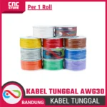 KABEL JUMPER TUNGGAL AWG30 BLACK FOR BREADBOARD PER SATU ROLL - Gambar 5
