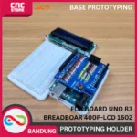 BASE PLATE BASEPLATE ARDUINO PROTOTYPING HOLDER BREADBOARD 400P - Gambar 5