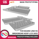BASE PLATE BASEPLATE ARDUINO PROTOTYPING HOLDER BREADBOARD 400P - Gambar 4