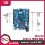 ARDUINO UNO R3 ATMEGA328P SMD CH340 ATMEGA328P MICRO USB IC PB - Gambar 2
