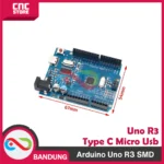 ARDUINO UNO R3 ATMEGA328P SMD CH340 ATMEGA328P MICRO USB IC PB - Gambar 3