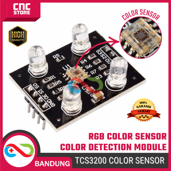 TCS3200 Sensor Warna RGB – Color Detection Module untuk IoT, Smart Robot, dan Proyek DIY