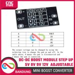 Mini Boost Converter Step Up 1.5A – DC to DC Power Supply 5V 8V 9V 12V Adjustable Module - Image 3