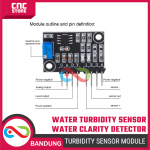 Turbidity Sensor Module – Sensor Kekeruhan Air / Kejernihan Air untuk Arduino & Mikrokontroler - Image 4