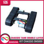 DIY Tank Chassis SN5000 – Sasis Robot Perayap 12V Bahan Aluminium Cocok untuk Arduino - Image 7
